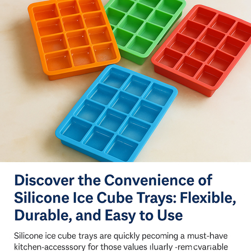Tin tức công ty mới nhất về Hãy khám phá sự tiện lợi của các khay đá silicone: Dẻo, bền và dễ sử dụng