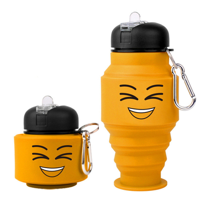 Đi du lịch Đồ chơi Đồ chơi Nhọn chai nước Silicone tái sử dụng Chất phun phun cho phòng tập thể dục