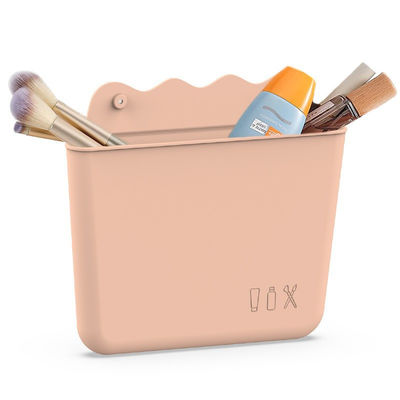 Giá tốt. Túi trang điểm nữ làm đẹp bằng silicon không thấm nước có thể tái sử dụng với Zip trực tuyến