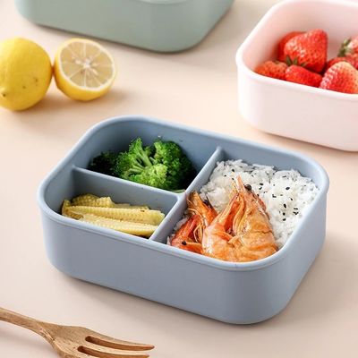Giá tốt. Hộp bento silicone cho trẻ em, trẻ sơ sinh và người lớn - Máy vi sóng, Máy rửa chén, Tủ đông và lò an toàn - Ăn trưa, đồ ăn nhẹ trực tuyến