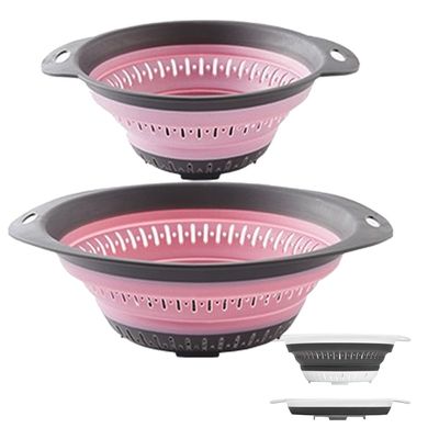 Giá tốt. Colander và máy lọc silicone Colander và máy lọc thực phẩm cho rau và trái cây Nhà bếp thiết yếu trực tuyến