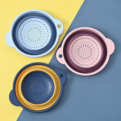 Giá tốt. Bộ Colander có thể gập lại gồm 3 bộ chống nhiệt rửa và thoát nước rau quả bánh mì hoàn hảo cho nhà bếp huấn luyện viên trực tuyến