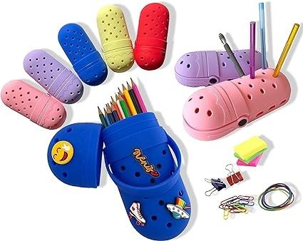 Giá tốt. DIY Đẹp hộp hộp bút chì silicone linh hoạt dễ làm sạch Kiểm soát nước đồ dùng học sinh trực tuyến