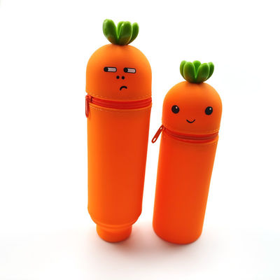 Giá tốt. Hộp bút chì hộp bút chì silicone cầm túi bút cho bàn đứng lên bút chì trường bút chì hộp sinh viên silicone lưu trữ túi trang điểm trực tuyến