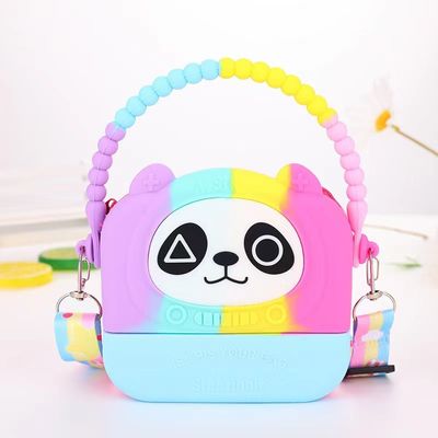 Giá tốt. Chiếc túi bút chì silicone chất lượng thực phẩm Chiếc đồ trang điểm cuối cùng tổ chức Crossbody Chiếc túi xách vai trực tuyến