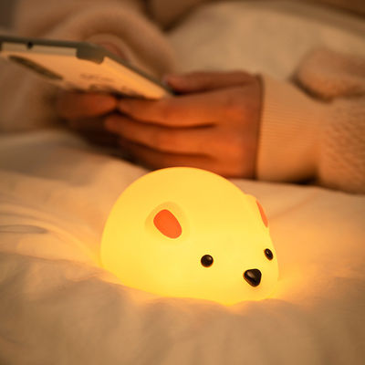 Giá tốt. Đèn đêm chuột cho trẻ em Đèn sạc LED trẻ em Đèn đồng hồ Đèn bên giường Đèn trang trí Trẻ sơ sinh Cho con bú Đèn đêm trực tuyến