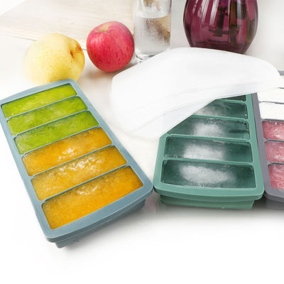 Giá tốt. Thang đá cube silicone cho chai nước 12 Hố đá cube Mold dễ dàng giải phóng Long Ice Cube Stick Máy rửa chén an toàn trực tuyến