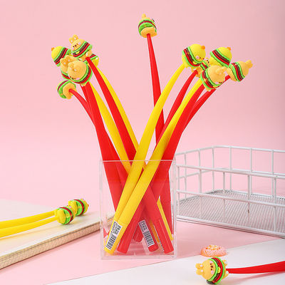 Giá tốt. Cute Kawaii Pen Accessories For Girl Animal Fruit Shaped Stress Relief Supplies Gel Ink Pens With Replacement Refills For Kids Học sinh Văn phòng trường trực tuyến
