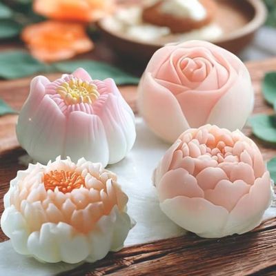 Giá tốt. 2-Pack Peony silicone khuôn cho nến xà phòng nhựa Giáng sinh trắng trực tuyến