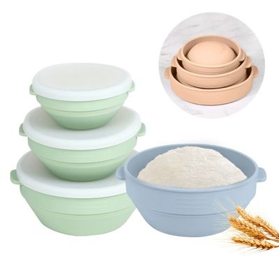 Giá tốt. Upgraded Silicone Sourdough Bread Proofing Basket With Handles - Reinforced Rim Support, 9 Inch Round Foldable Bowls For Sourdough Bread Baking, Oven & Dishwasher Safe-BPA Free trực tuyến