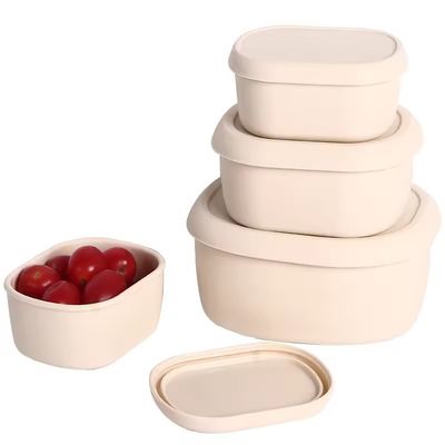 Giá tốt. Các thùng chứa thực phẩm silicone hình vuông 3 gói, không chứa BPA, microwave và máy rửa chén an toàn, nắp chống rò rỉ, tiết kiệm không gian thiết kế xếp chồng lý tưởng cho việc chuẩn bị bữa ăn lành mạnh, trẻ em trực tuyến