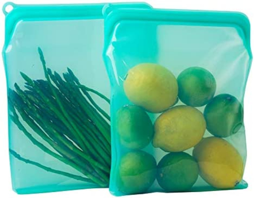 Giá tốt. Tái sử dụng 100% silicone túi lưu trữ thực phẩm Sandwich túi đồ ăn nhẹ thế hệ mới đứng lên Zip thùng cho súp và dư thừa trực tuyến