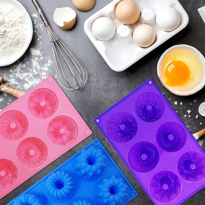 Giá tốt. Khuôn bánh rán silicon không thấm nước Trọng lượng nhẹ có thể giặt được trực tuyến