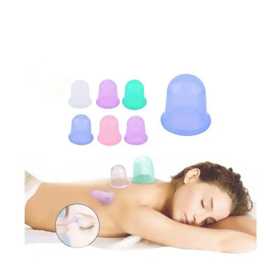 LFGB Điện tử tái sử dụng Vỏ silicon Massage chân không Cốc giác hơi Không độc hại