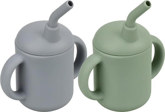 Giá tốt. Cốc rơm cho bé bằng silicon có tay cầm Nhẹ không thể phá vỡ trực tuyến