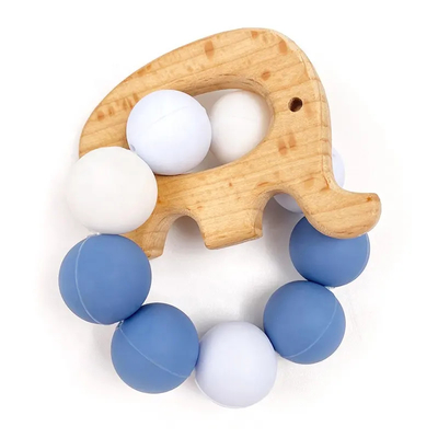 Mọc răng Sensory Đồ chơi bằng silicon cho bé Di động không vị bền