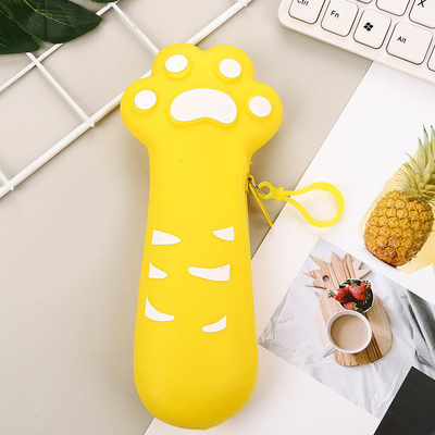 Giá tốt. Đàn bà Đàn ông túi lưu trữ hộp bút chì silicone học sinh đồ văn phòng túi quà trực tuyến