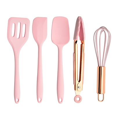 Giá tốt. Thiết bị nướng silicone 5Pcs Thiết bị Spatula silicone không dính bền Thiết bị nấu ăn silicone Thiết bị nấu ăn trực tuyến
