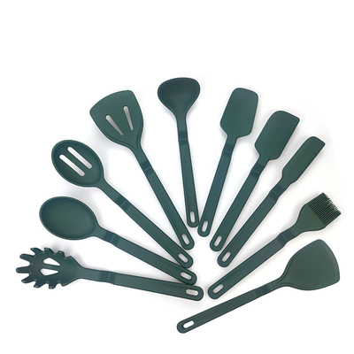 Giá tốt. 10 PC Silicone bếp dụng cụ dụng cụ bếp thiết lập Bếp dụng cụ nấu ăn bao gồm Spatula muỗng Turner Whisk Tong, rửa chén trực tuyến