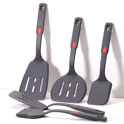 5pcs New Silikon nấu ăn dụng cụ Set Silikon nướng bánh Spatula dụng cụ Set đầu tiên nhà thiết yếu Sản phẩm nấu ăn thiết bị Set