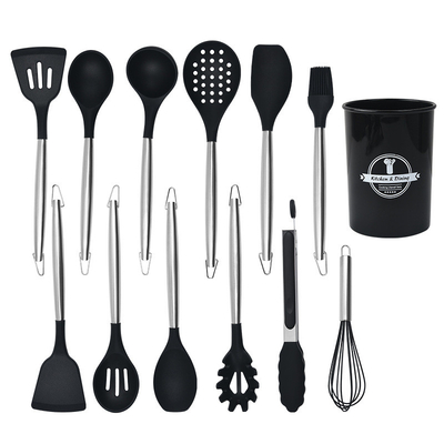 Giá tốt. Thiết bị nấu ăn nấu ăn silicone với tay cầm Thiết bị nấu ăn silicone cho đồ nấu ăn không dính trực tuyến