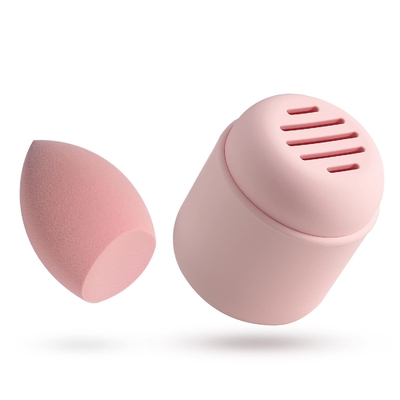Giá tốt. Máy rửa có thể thở Silicone Makeup Sponge Holder Beauty Sponge Blender Travel Case trực tuyến