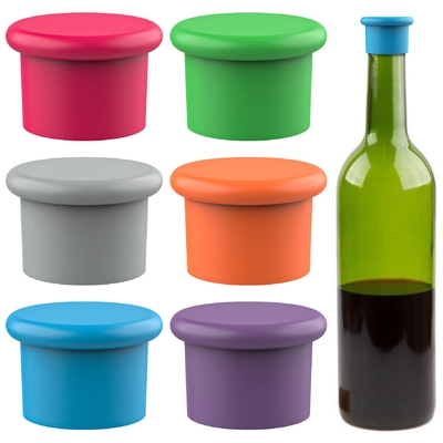 Giá tốt. Nắp rượu vang silicone tái sử dụng nắp chai bia nắp chai rượu vang nắp rượu vang tiết kiệm rượu vang quà tặng nắp kín dễ làm sạch trực tuyến