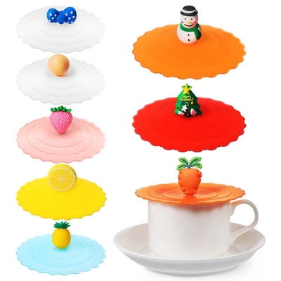 Giá tốt. Silicone Mug Cover Cover, Colorful Anti-Dust Silicone Mug Cover Cute Reusable Silicone Lids For Cups Mug Beer Glass Indoor Chiếc cốc silicone dễ sử dụng nhiều lần trực tuyến