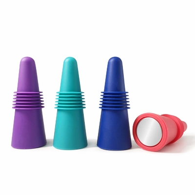 Giá tốt. Nắp chai rượu vang tái sử dụng Nắp chai đồ uống silicone Nắp chai đồ uống với nắp cầm để giữ tươi trực tuyến