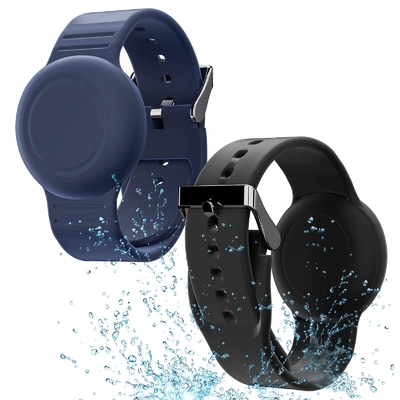 Giá tốt. Trẻ em Kiểm soát nước silicone Air Tag vòng đeo tay đeo tay Đèn nhẹ GPS Tracker Holder cho Apple trực tuyến