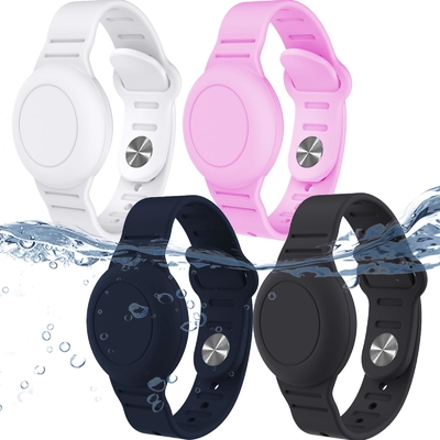 Giá tốt. Không thấm nước trẻ em silicone Airtag vòng đeo tay cho vòng đeo tay của AirTag GPS Tracker Case cho Air Tag Holder Strap Band trực tuyến