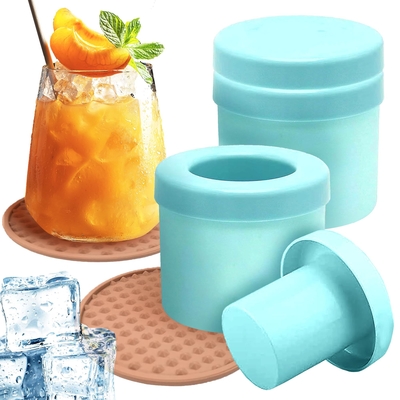 Giá tốt. Vòng thép Silicone Ice Cube Mold Decompress Ice Lattice Press Type Mini Ice Maker Cup trực tuyến