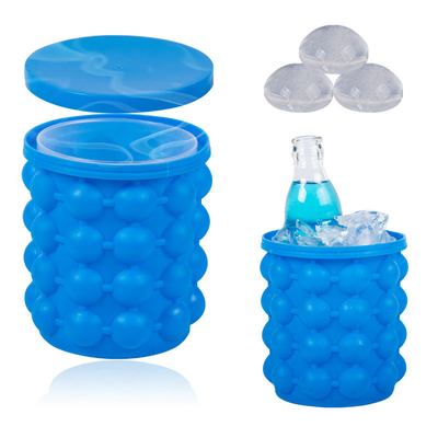 Giá tốt. Silicone Ice Bucket Ice Cup With Lid Easy Releaser Ice Cube Mold Ice Trays Ice Cube Maker Cho Đồ uống Whisky trực tuyến