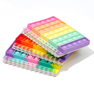 Đồ chơi cảm giác ngón tay Đẩy Pop Bubble Fidget Notebook với cân và trọng lượng 140g