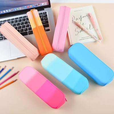 Giá tốt. Ống cầm bút chì silicone BPA miễn phí Độ bền tuyệt vời cho đồ dùng trường học Văn phòng Cao đẳng thiếu nữ người lớn trực tuyến
