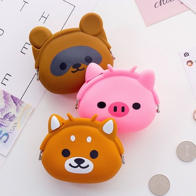 Giá tốt. Không thấm nước màu sắc bút chì silicone túi thẩm mỹ túi bút cầm tay tiện ích văn phòng trường học phong cách quà Giáng sinh trực tuyến
