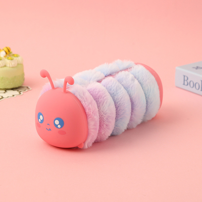 Phong cách phim hoạt hình dễ thương Plush Doll bút chì túi silicone vô vị túi trang điểm cho đồ văn phòng và đồ dùng trường học bút chì