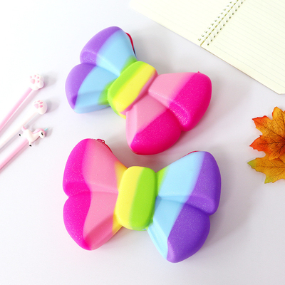 Tùy chỉnh BPA miễn phí bút chì silicone Case bút chì túi cho trẻ em sinh nhật quà tặng Giáng sinh túi trang điểm Crossbody túi vai