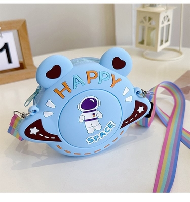 Giá tốt. Hành tinh gia silicone Crossbody túi xách bút chì bút chì vỏ trang điểm túi lưu trữ túi trang điểm phụ kiện túi xách túi xách cho trẻ em trực tuyến