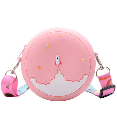 Giá tốt. Chiếc túi tiền chìa khóa silicone túi xách Rainbow Butterfly dễ thương Thẻ thay đồ túi trang điểm túi ví túi xách túi xách với zipper lanyard túi xách trực tuyến