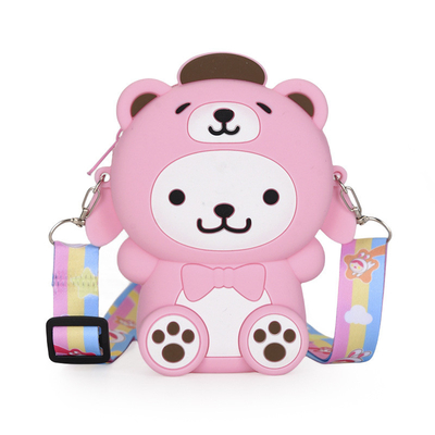 Kawaii Crossbody Bag túi vai dễ thương phim hoạt hình động vật túi silicone anime ví gái trẻ em sinh nhật quà Giáng sinh