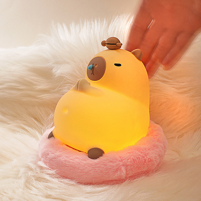 Giá tốt. Đèn đêm Capybara cho trẻ em 16 màu thay đổi trẻ em Đèn đêm cho phòng trẻ em pin di động Đèn đêm cho trẻ em trực tuyến