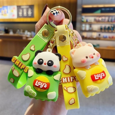 Giá tốt. Panda Custom Keychain Charms For Girls Kids, Goma Animal Purse Backups Charm Pendant trực tuyến