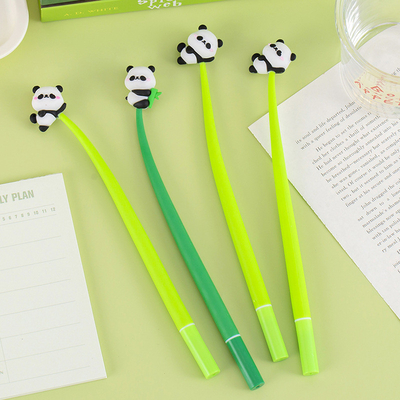 10Pcs Soft Panda Pen Cute Gel Pens Kawaii Cartoon Animal Panda Pens 0.5mm Black Gel Ink Pens Novelty Squishy Pens Signature Pen Fun Writing Pens For Kids Student Gifts Panda Party Favorites Bảng giấy