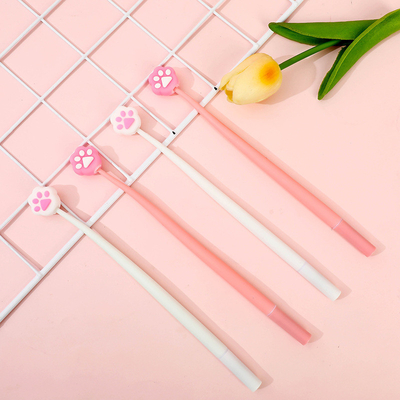 Giá tốt. 6 PC bút mực Gel hoạt hình dễ thương, bút gậy Shake Gel cho trẻ em và bé gái, bút viết Kawaii đặt cho bữa tiệc trường học Văn phòng Nhà,Món quà cho sinh viên ((0.5mm,Thiết kế chân mèo,Blacak), Màu vàng & Hồng trực tuyến