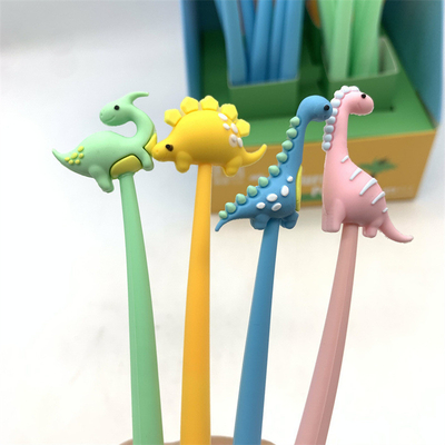 Giá tốt. 12 PCS bút bút dễ thương, bút bút động vật, bút bút bôi bẩn, bút bút hoạt hình vui nhộn, đồ văn phòng trường học Kawaii, Màu tím, hình ngựa biển, đầu mịn 0,5 mm, mực Gel đen trực tuyến