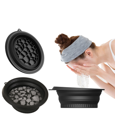 Giá tốt. Chén silicone lớn cho nước tắm băng mặt với Icetray tích hợp, thiết kế gấp và treo để dễ dàng lưu trữ và mang theo, ngâm nước tắm băng mặt ở nhà và đi du lịch trực tuyến