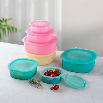 Giá tốt. Các thùng chứa thực phẩm silicone hình vuông 3 gói, không chứa BPA, microwave và máy rửa chén an toàn, nắp chống rò rỉ, tiết kiệm không gian thiết kế xếp chồng lý tưởng cho việc chuẩn bị bữa ăn lành mạnh, trẻ em trực tuyến