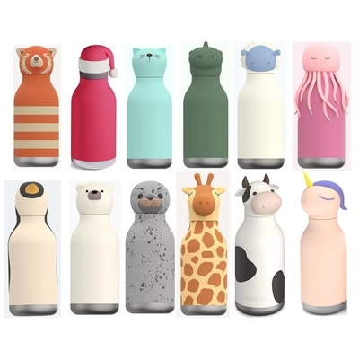 Giá tốt. Custom Silicone Lid Stainless Steel Water Bottle for Kids trực tuyến