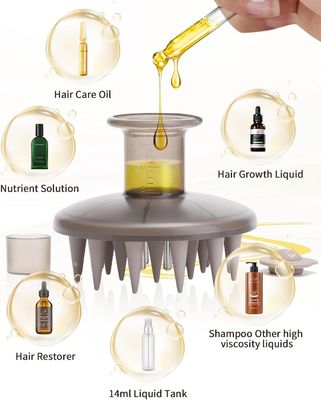 Giá tốt. Máy áp dụng dầu da đầu silicone không chứa BPA với chải mát xa trực tuyến